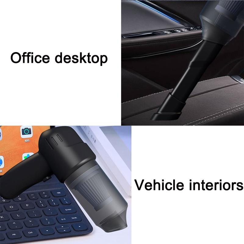 9000Pa 100W Mini Car Vacuum Cleaner Auto & Home Cordless Vacuum Cleaner Carpet Air Duster Wireless Car Vacuum Cleaner