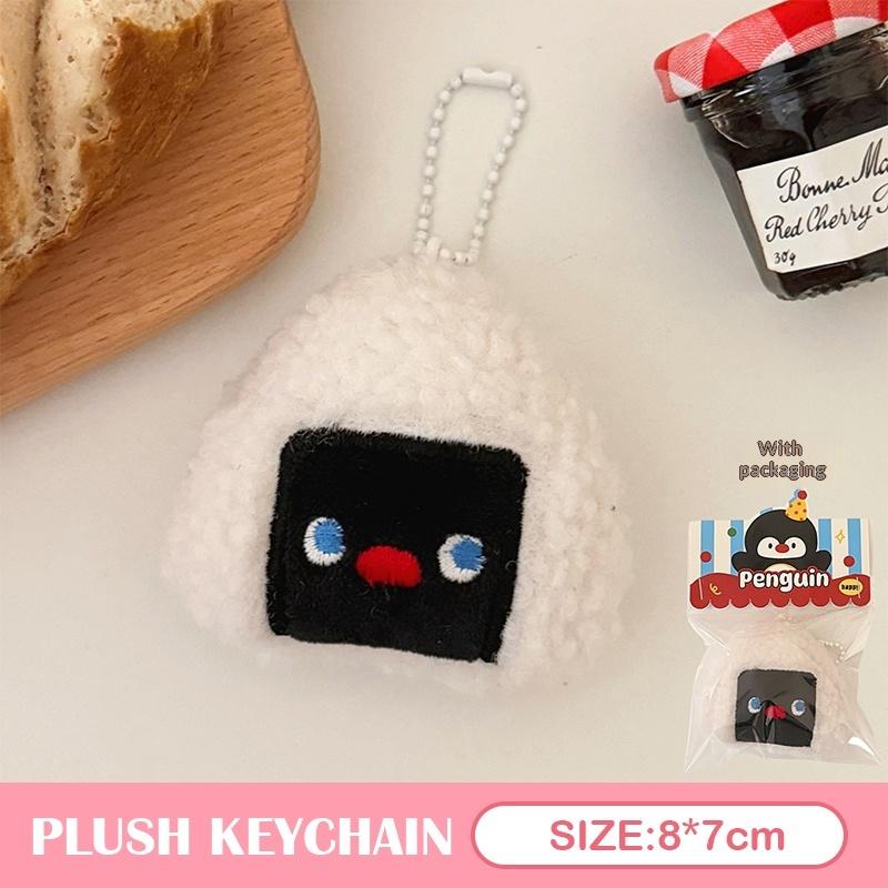 Penguin Plush Toy Keychain Fluffy Soft Stuffed 1Pc for Girls Bag Pendant Backpack Car Keychain Holder