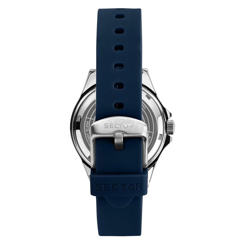 Sector 230 Cinturino in Silicone Quadrante Blu Quarzo R3251161056 100M Orologio da Uomo