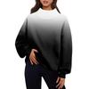 1116 New European beautiful women's sweatshirt long-sleeved turtleneck sweatshirt casual sweater fleece top