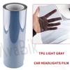 Automotive TPU Headlight Protection Film Repair Scratches Car Headlight Tint Taillight Black Transparent PPF Sticker Accessories