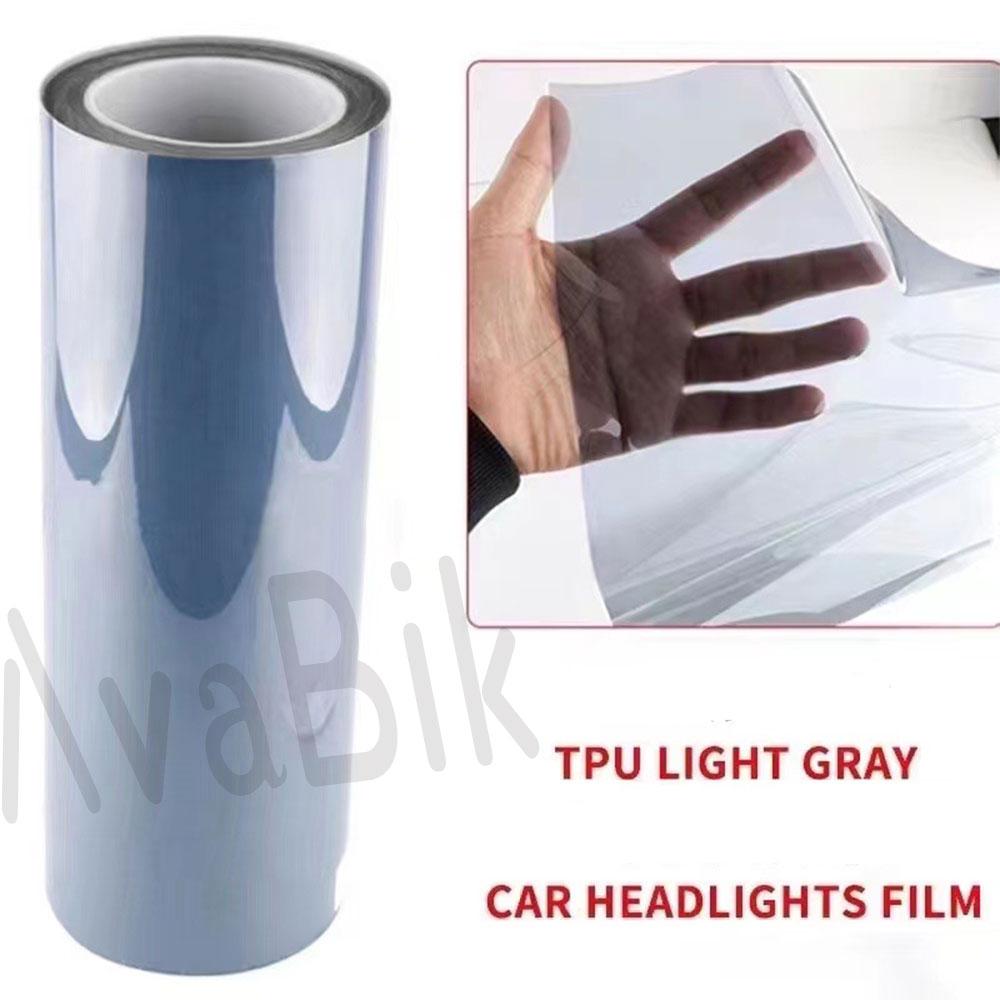 Automotive TPU Headlight Protection Film Repair Scratches Car Headlight Tint Taillight Black Transparent PPF Sticker Accessories