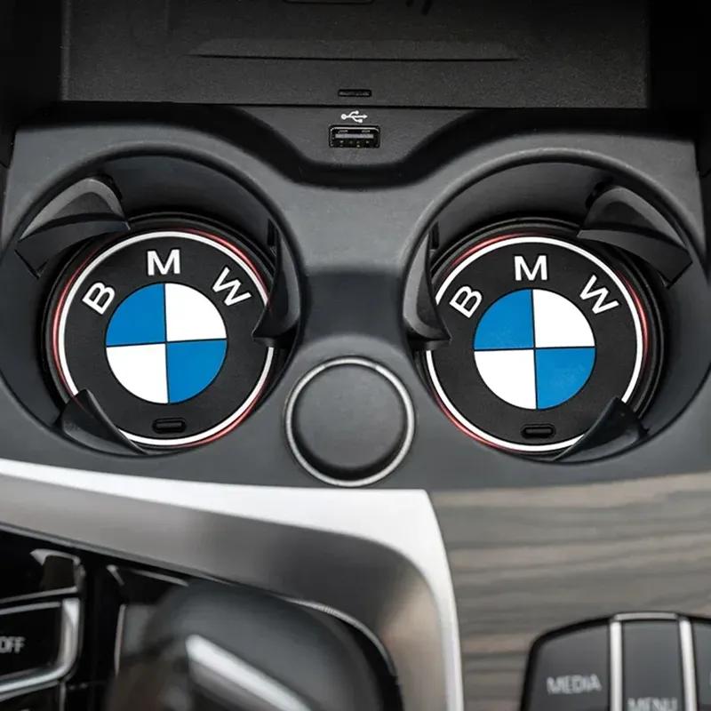 -Car Coaster Water Cup Bottle Holder Anti-slip Pad Mat for BMW E60 E70 E82 E88 E90 E92 F01 F10 F30 G01 G20 G21 G30 G11 F15 X5 X3