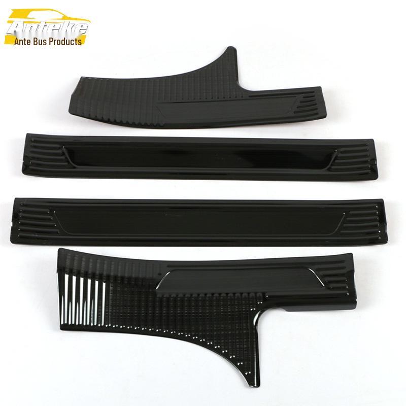 Fit for 2019 Koleos Stainless Steel Door Sill Trim Stickers - Exterior Welcome Pedal Accessories