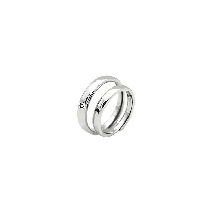2024 Sun Moon Stars Couple Ring: Women’s High-End Niche Fashion Index Ring