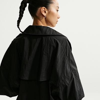 Nike Jackets Women's Black/Sail White Lapel Moderate Other