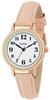 Arabic Leather Slim Easy To Pink J-AXIS Watch, Classic, Strap, Simple, Read, Casual, Office, Women's, (AL1352)