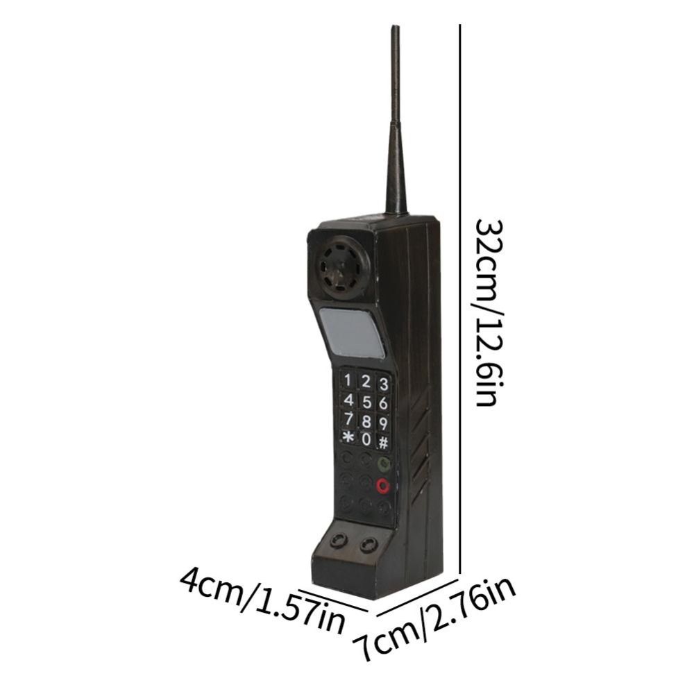 Simulace Vintage model telefonu Mobilní telefon Cihla Mobilní telefon Ornament Domácí dekorace