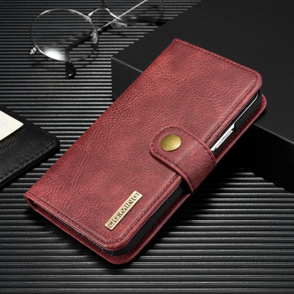 Magnetic 2 In 1 Removable Wallet Flip Case For iPhone15 14 Plus 12 11 13 Pro MAX XR XS Case Luxury Detachable Leather Back Cover
