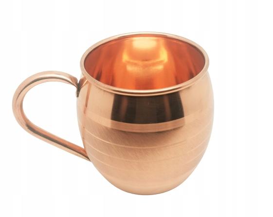 Copper Mug 450ml Brushed Stripes M19 - Collectible