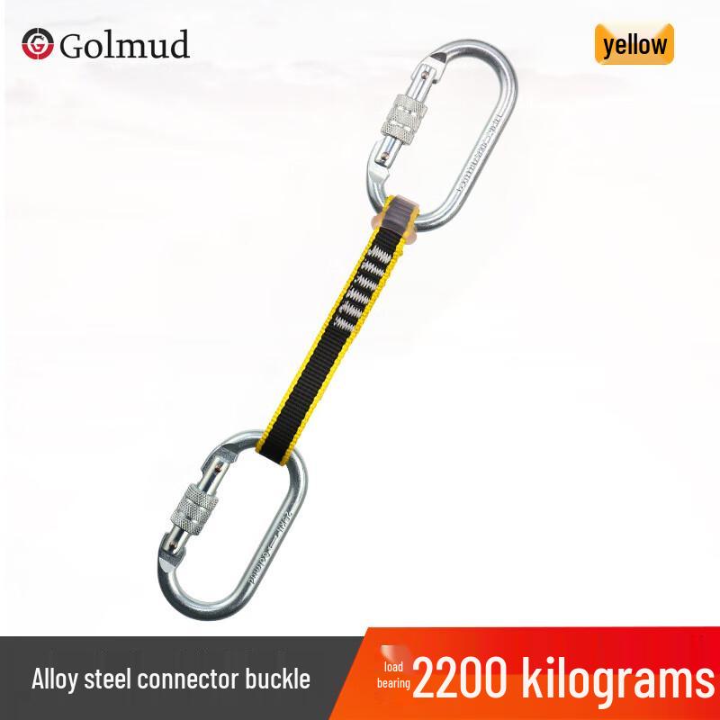 Brangdy Alloy Steel Screw-Gate Climbing Carabiner