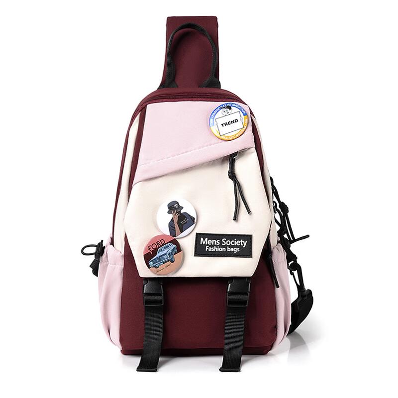 Мужская модная холщовая нагрудная сумка через плечо