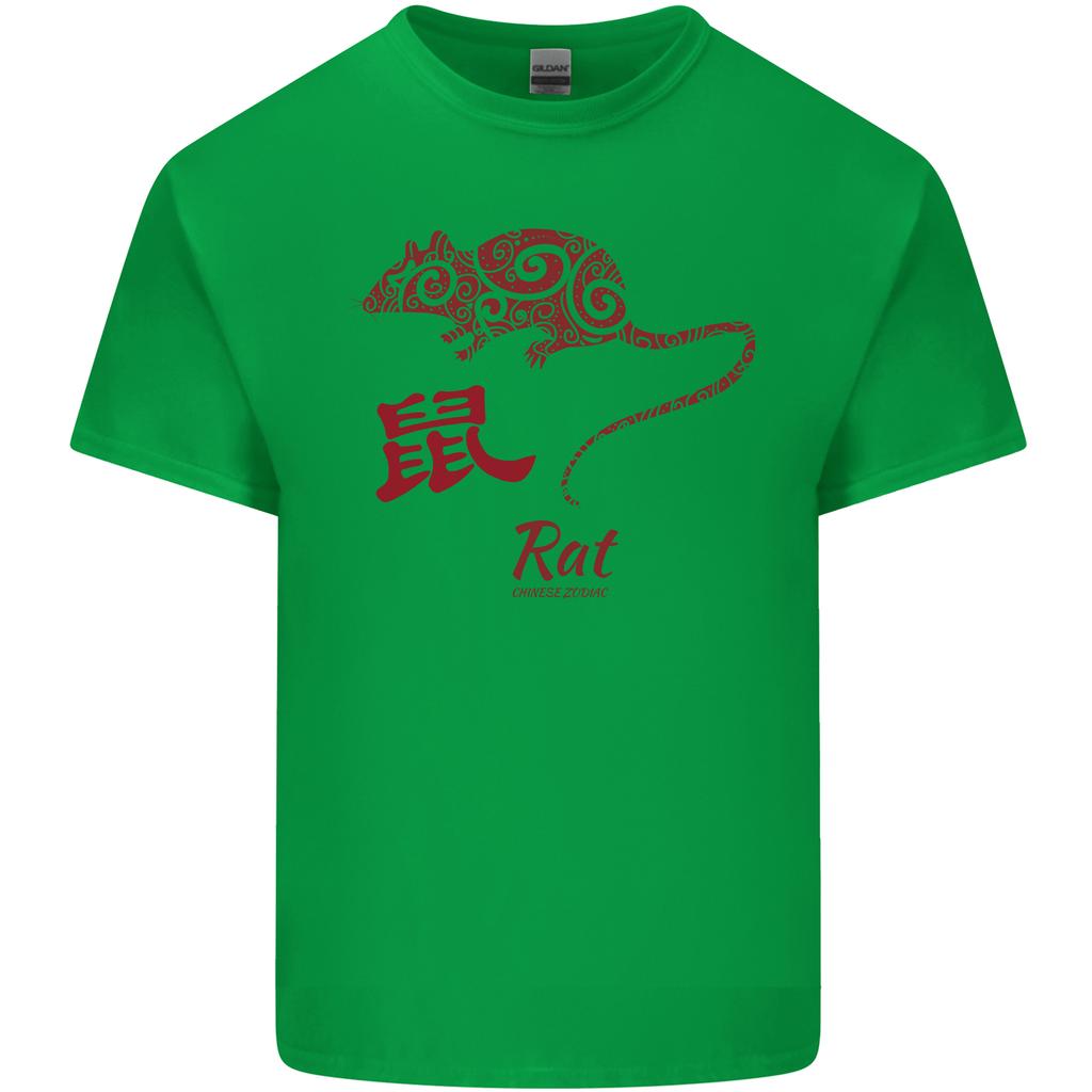 Chinese Zodiac Shengxiao Year of the Rat Unisexs Light Cotton TShirt