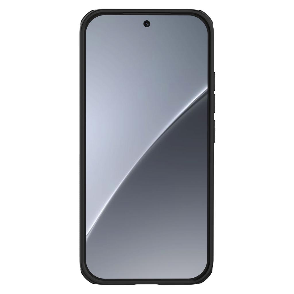 NILLKIN Super Frosted Shield Pro pre Xiaomi 17 Magnetický kryt Matný PC TPU Priehľadný čierny Zadný kryt telefónu