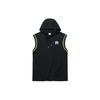 Anta Basketball Series Graphic Print Loose Breathable Sports Hoodie Vest Men Tops Black 152131115-2