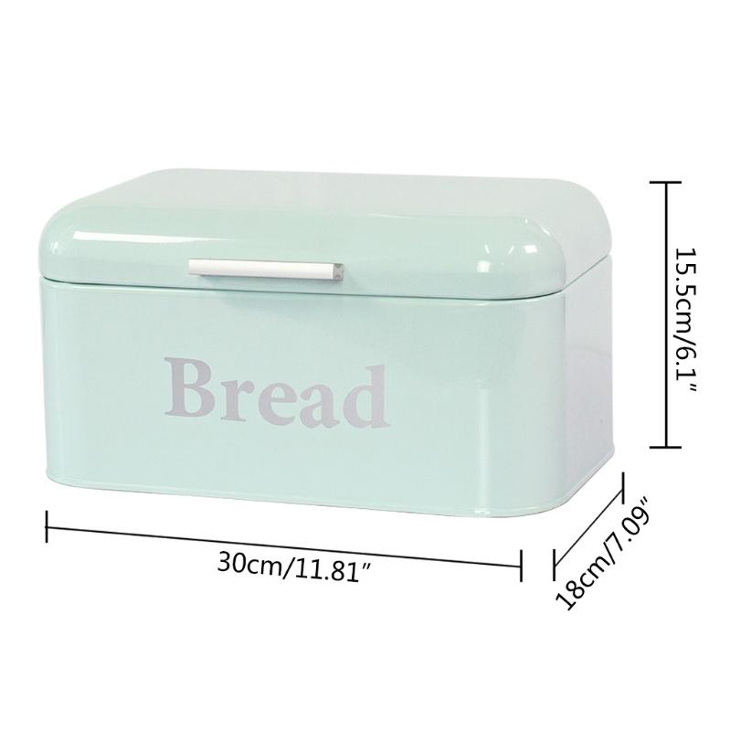 Morandi Color Make-up-Pinsel-Organizer, Metall, Brotkasten, Schreibtisch, Klappdeckel, Aufbewahrungsbox, Veranda, Schlüsselhalter für Büro, Küche