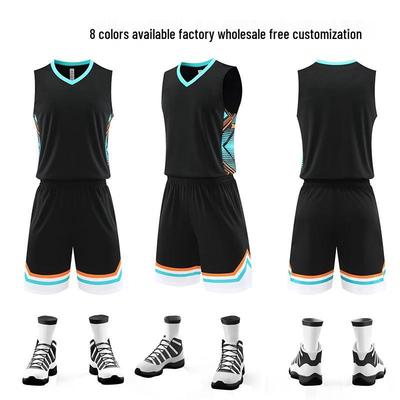 Set Uniforme da Allenamento da Basket per Bambini e Adulti - Abbigliamento Sportivo Personalizzabile per Squadre da Esterno