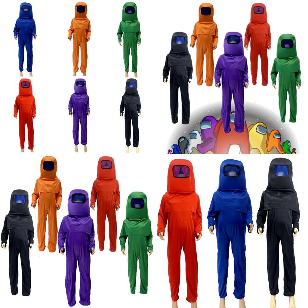 Disfraces Cosplay de Among Us para Niños 3 Piezas Trajes para Fiesta de Halloween Show Mono