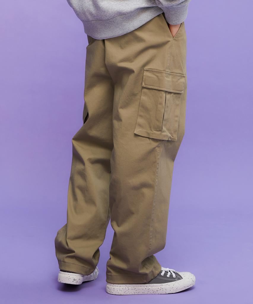 KULTE Wide Cargo Pants Beige