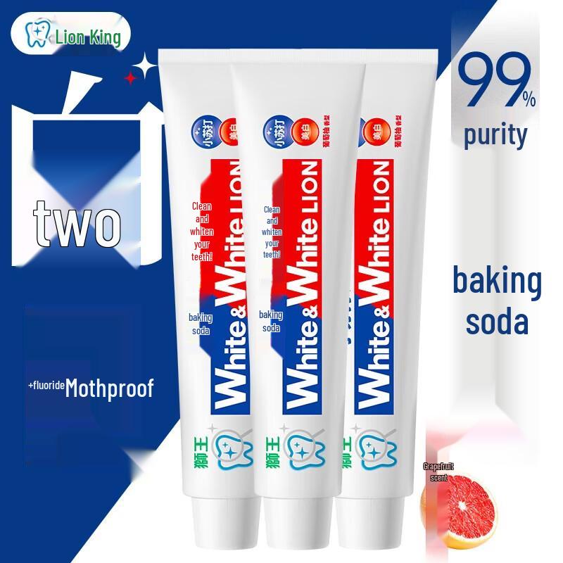 Lion Grapefruit Soda Fluoride Whitening Toothpaste