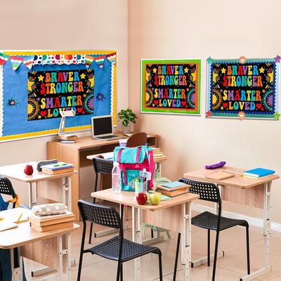 Welcome Back To School Banner Large Fabric Teacher Banner for Back To School Party Office Classroom Decor