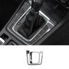 Central Console Gear Shift Panel Trim Steel For VW Golf MK7 14~2019 Carbon Fiber
