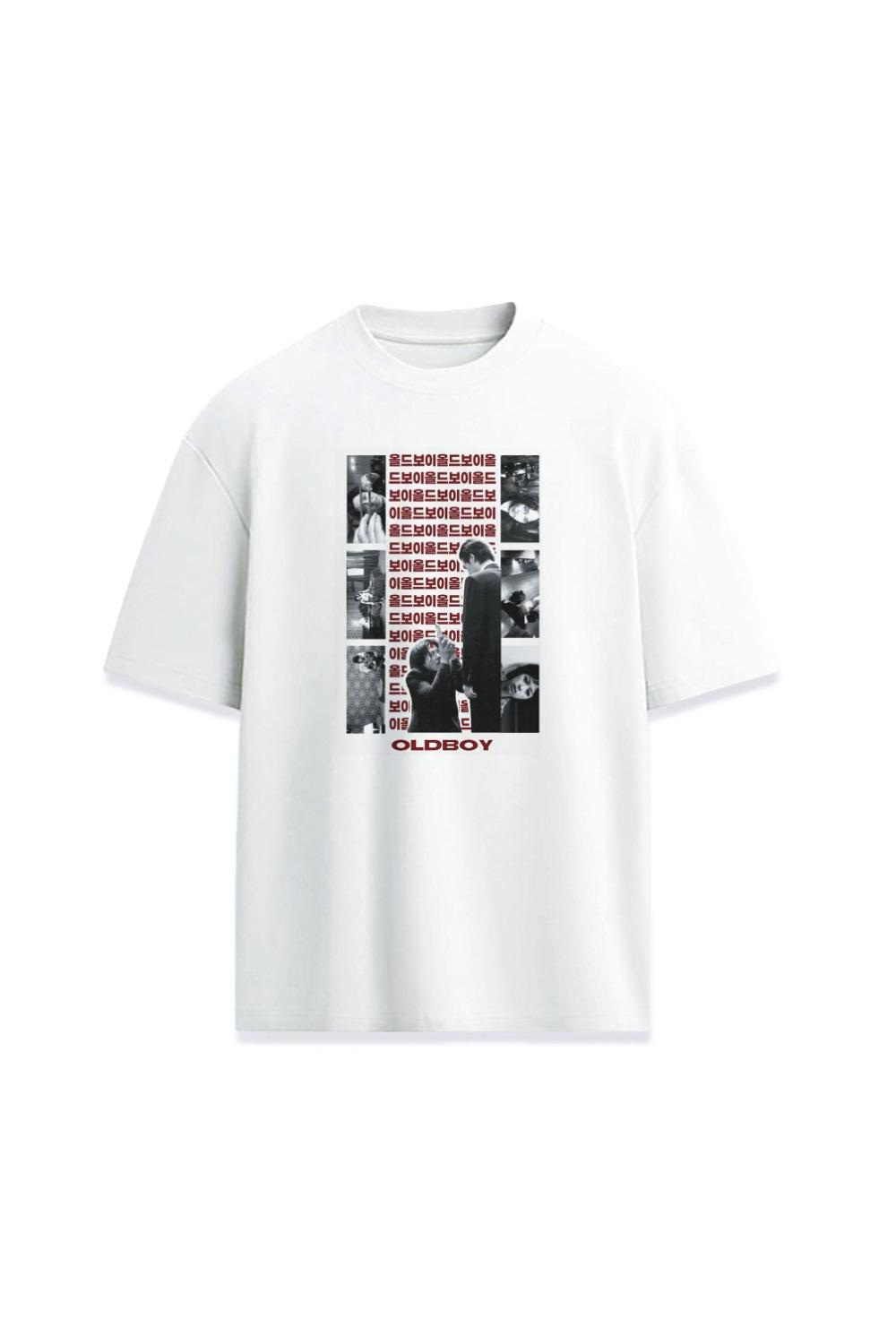 Iconic Korean Movie Oldboy Scene Quote Design Tee Printed Shirt Unisex Premium Tshirt Unisexs TShirt Black Casual Cotton Tee M
