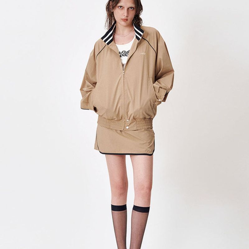 MEA DOLPHIN APRON SHORTS [BEIGE]