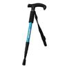           CapTain STag Feelbosco Trekking STick T Grip compatto 4 STage Sliding Type Um 2314 Blu Solo 1 [Bastone da trekking a forma di T]