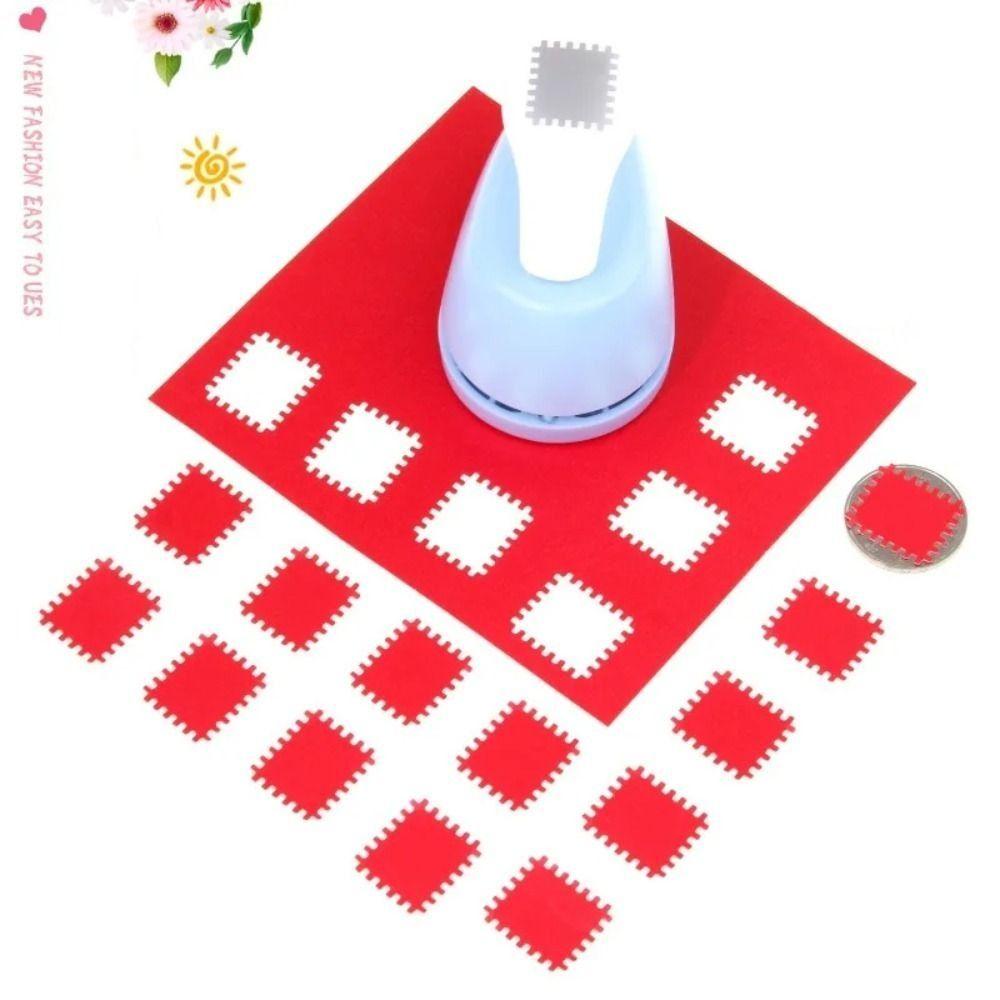 DIY Crafts Stamp Border Punch Embosser Handmade Stamp Embossing Machine Portable Exquisite Stamp Toothed Puncher