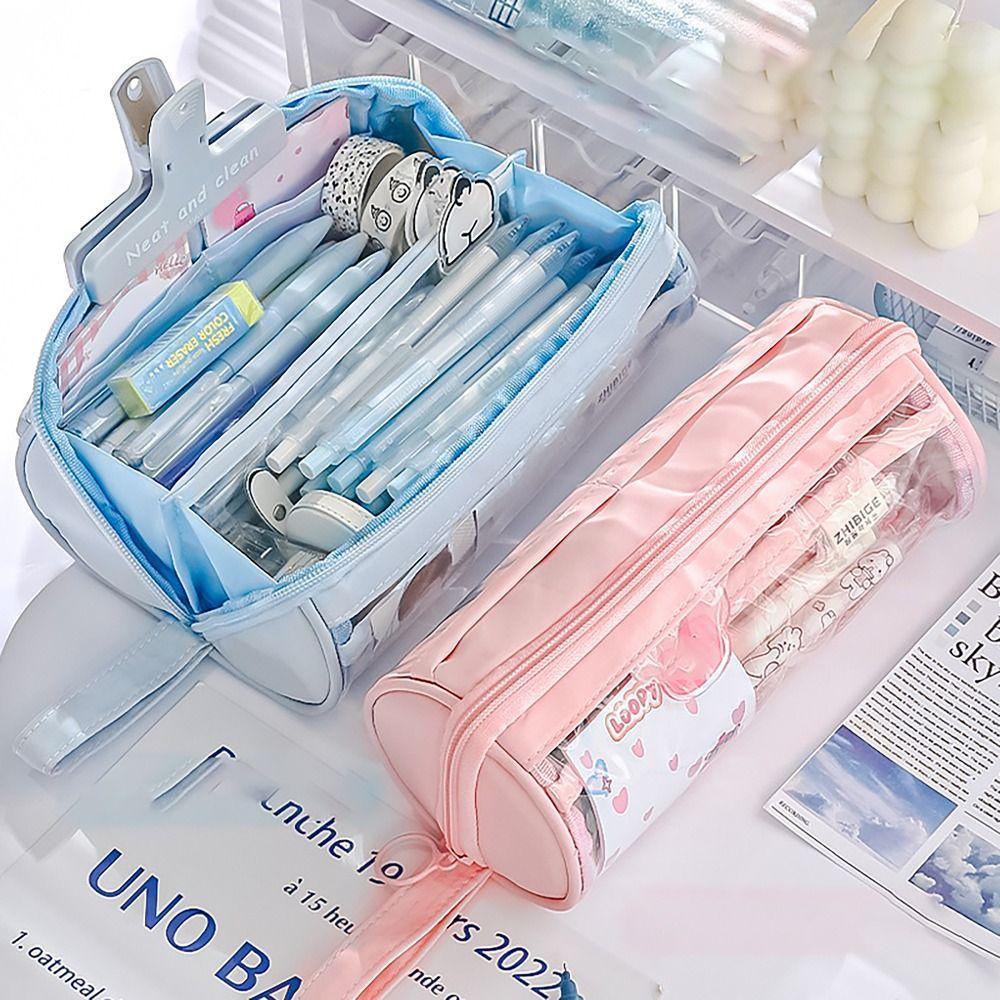 Round Pencil Case 8 LAYERS Stationery Organizer Special Design Pen Bag Student Gift