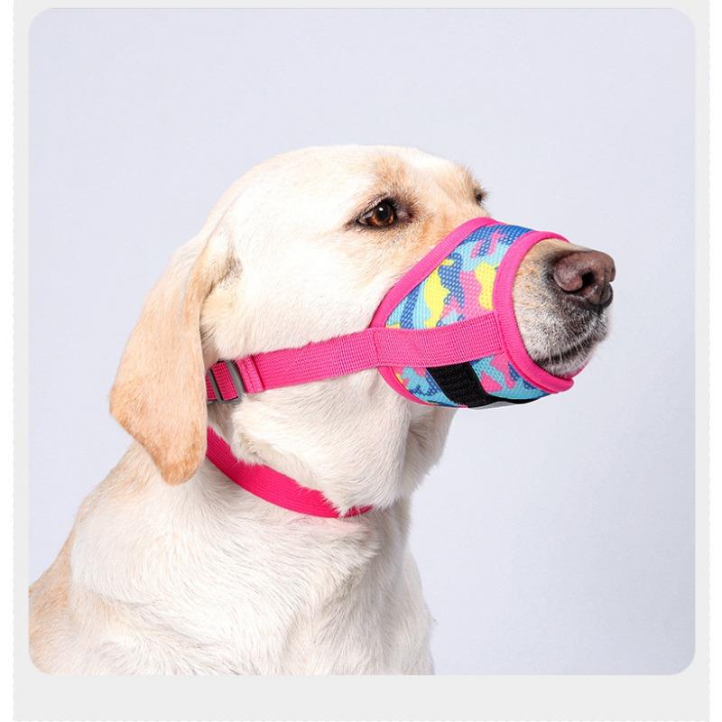 Dog Muzzle New Style Anti-barking and Anti-biting Dog Muzzle Breathable Mesh Pet Muzzle Anti-accidental Eating Pet Mask