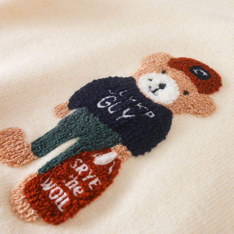 Kinder Pullover Frühling Winter Herbst Kleine Mädchen Kleidung Baby Outwear Pullover Kinder Cartoon Muster Bequeme Weihnachten Pullover