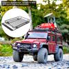 Roof Rack Metal Luggage Carrier Lightweight RC Car Parts for Traxxas TRX‑4 /Axial SCX10 90046