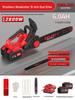 DELIXI Electric Brushless Lithium Chainsaw - Compact, High-Capacity, Handheld Tree and Logging Saw