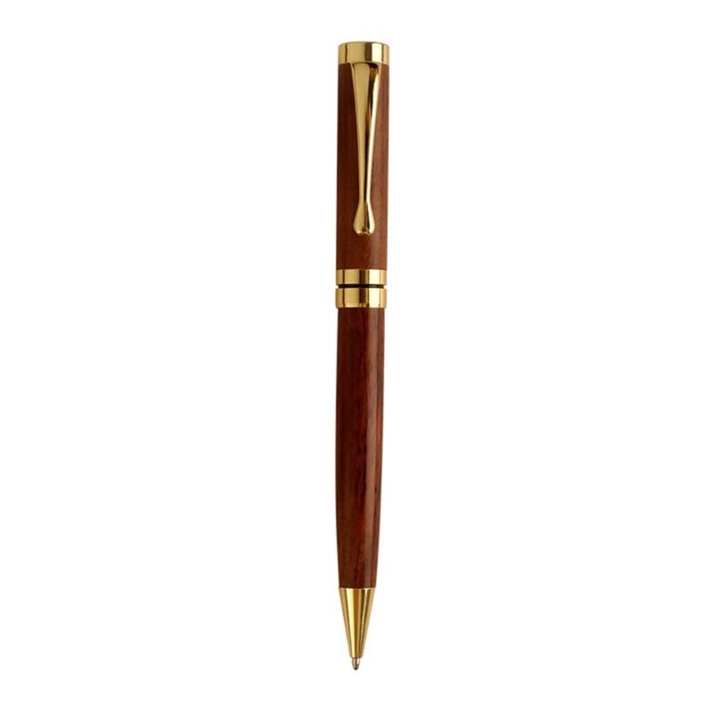 

Office Signing Pen Metal Ballpoint Pen Wood Signing Pen Twist Action Business Signature Pen Write Smoohtly Gift Pen красный/золотистый