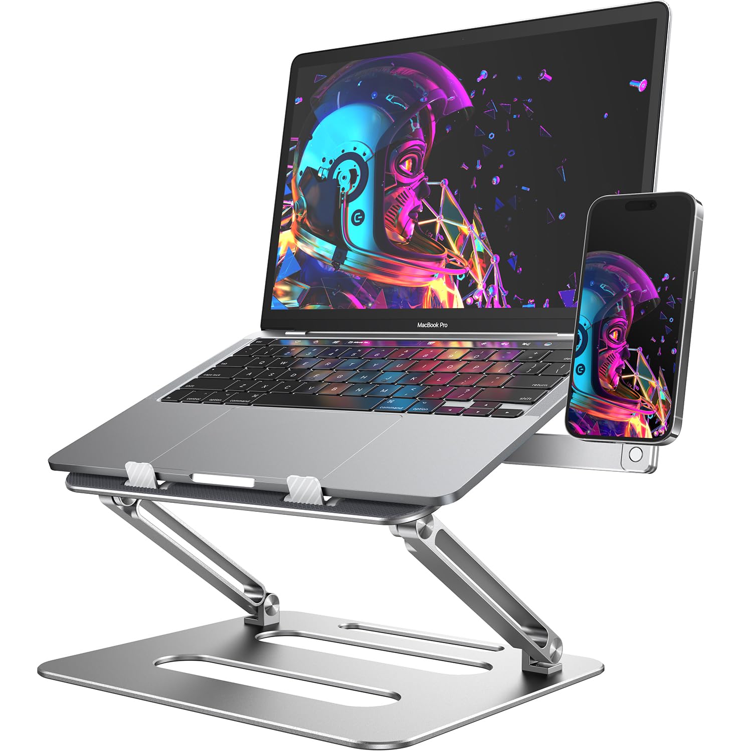 

Laptop Stand Magnetic Mobile Phone Laptop Stand Aluminum Alloy PC Cooling Effect Foldable Tablet Stand Height Angle Adjustable Ergonomic Design