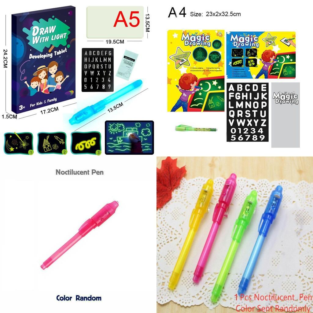 Exciting A5/a4/a3 Magic Drawing Board For Kids With Light Fun And Educational Toy