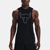 Under Armour Project Rock Brahma Bull Print Tank Top Men Tops Black 1371215-001