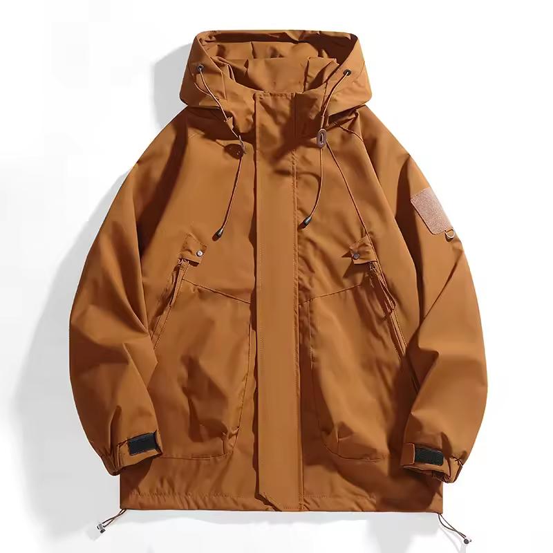 Giacca Impermeabile Unisex da Esterno Giacca a Vento Cappotto Primavera Autunno Traspirante Pesca Campeggio Giacche Antivento Uomo Donna Abbigliamento