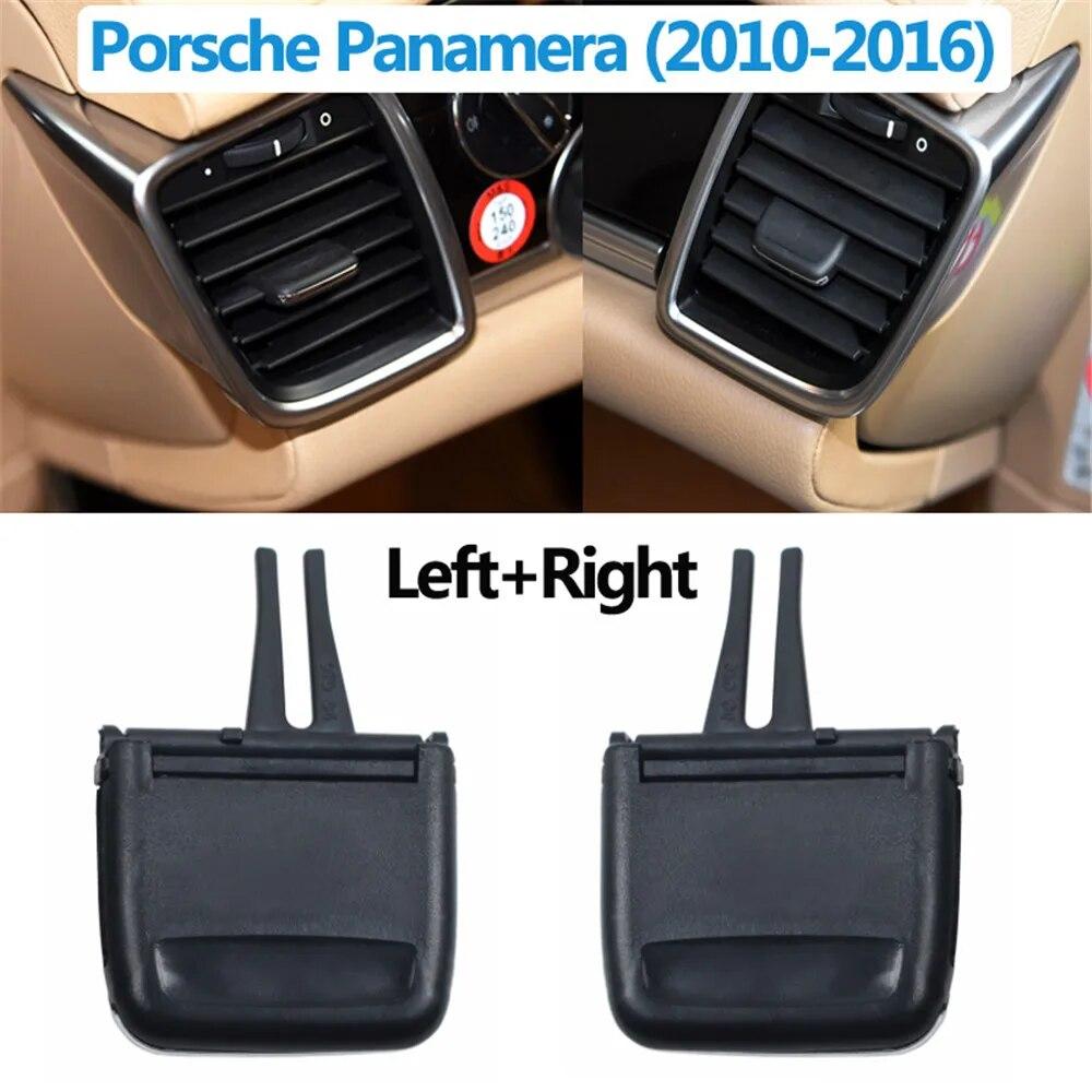 Car Interior Front Console Rear Air Conditioner AC Vent Grille Outer Frame Panel Trim For Porsche Panamera 2010-2016