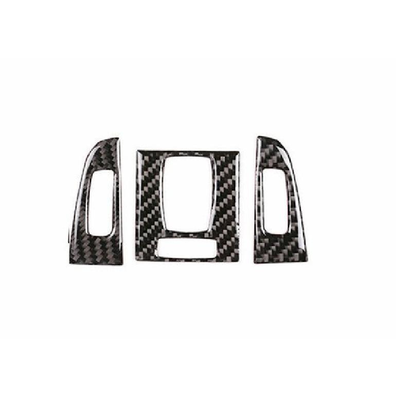 For BMW 3 4 Series GT 2013- Real Carbon Fiber Console Air Outlet Vent Trim