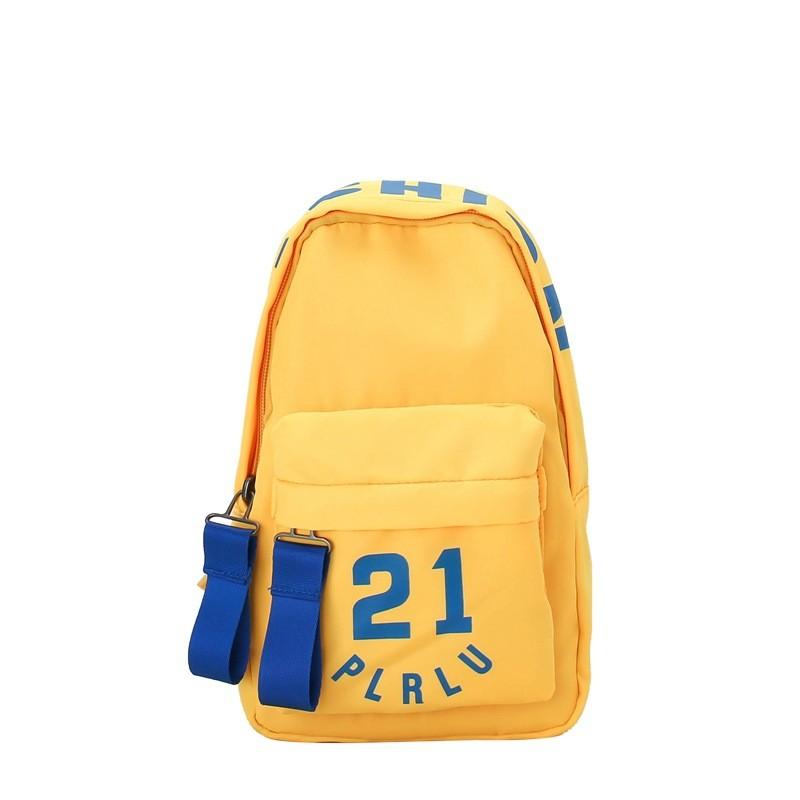 Trendy Children s Fashionable Shoulder Bag With Fun Letter Print And Spacious Design Small жёлтый