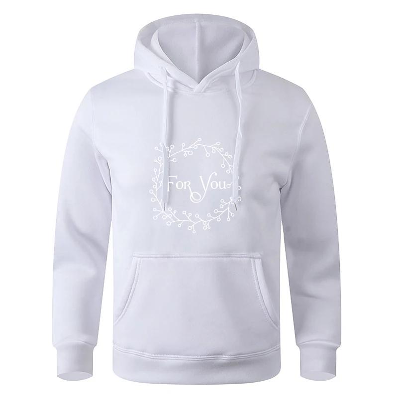 Spring Men's Autumn Solid Color Casual Oversize Black Pullover Hoodie Sweatshirt For Male And Women