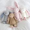Cartoon Bonnie Rabbit Floral Ears Plush Toy Easter Rabbit Plushies Stuffed Doll Anime Pillow Toy Sofa Cushion Baby Comfort Gift