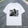 2026 new  Superbike Racer Track Print TShirt for Unisex Motorcycle Rider Casual Tops