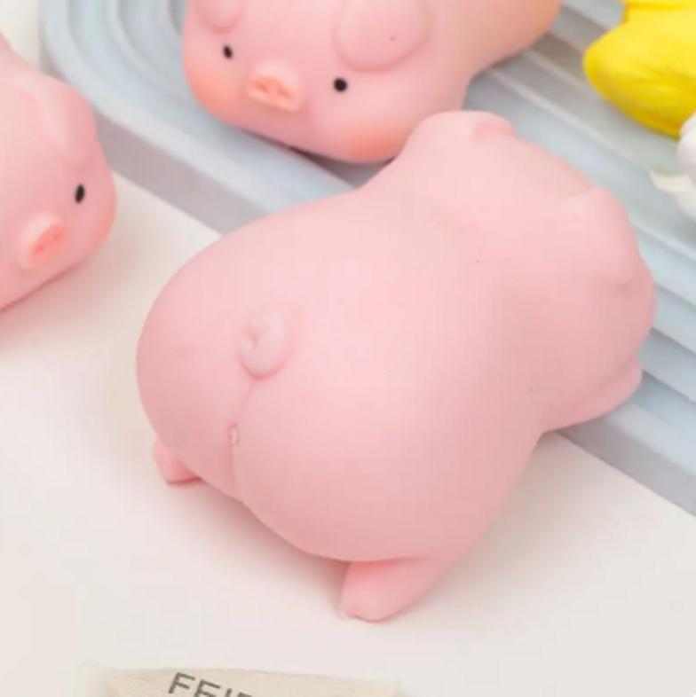 Niedliche Schweine-Dekompression, kneifende Entlüftungsspielzeug-Rebound-Kreativkarte für den Tier-Dekompressions-Campus