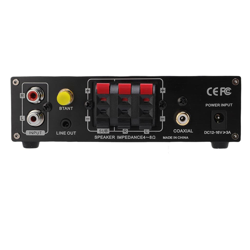 2.1 Channel Stereo Amplifier Bluetooth 5.1 HiFi Digital Subwoofer Amplifier Receiver with Remote Control for Home