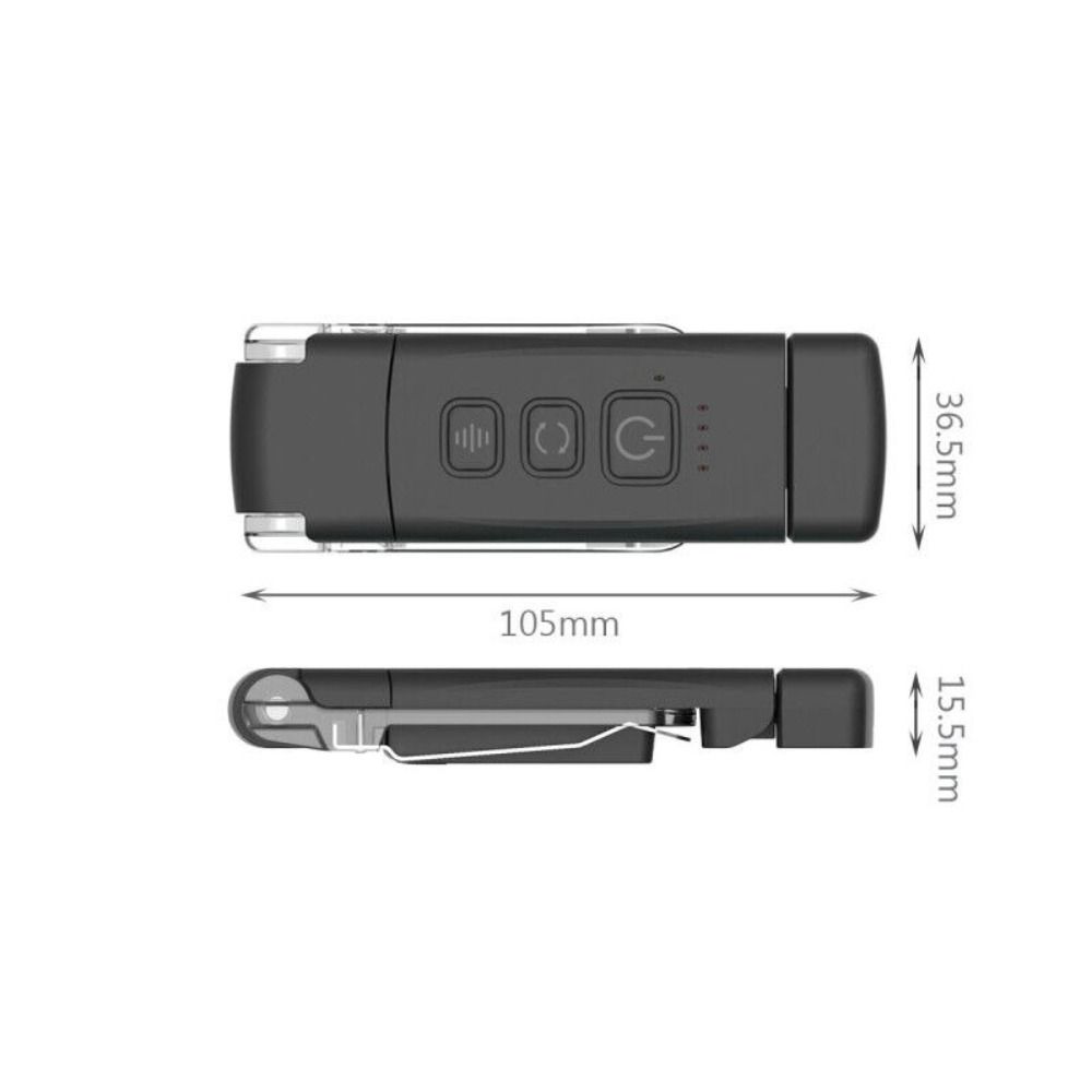 USB Rechargeable Reading Light 3 Colors Light Lamp Clip New Bookmark Night Light Reading