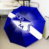 Blue Shield Emblem Millo-narios Umbrella 8-Frame for Travel, Camping, Casual Lightweight Portable Umbrella, Essential for Every Family Holidays Gift